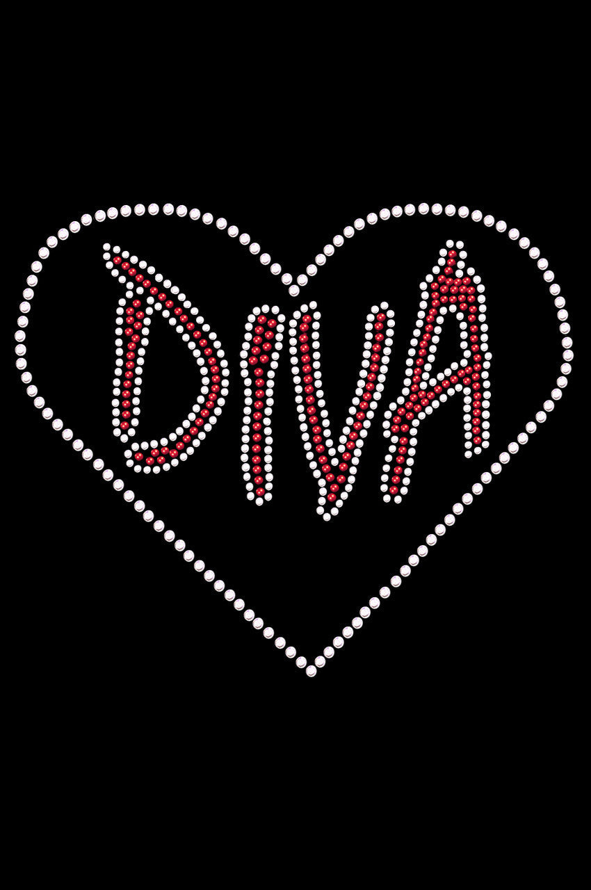 Diva Heart - Womens T-shirt