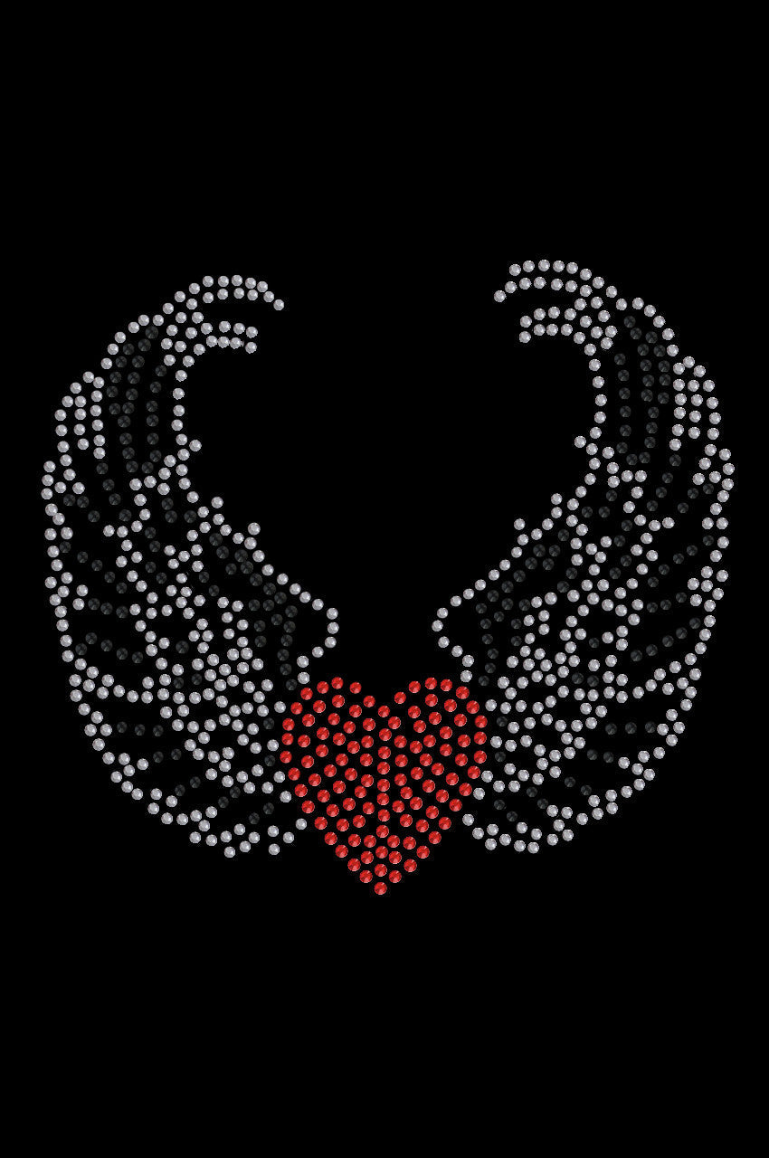 Heart with Wings 1 - Womens T-shirt