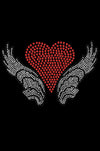 Heart with Wings 2 - Womens T-shirt
