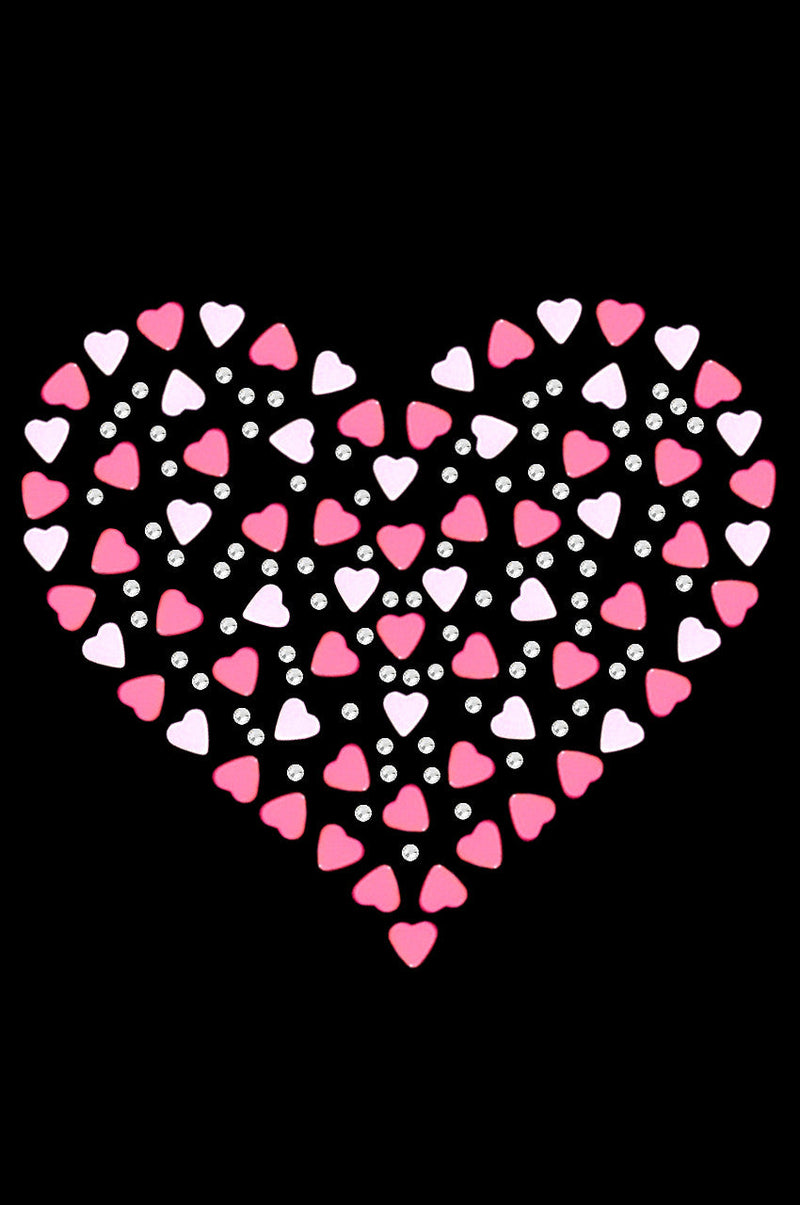 Pink Nailhead Hearts - Women's T-shirt