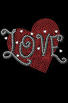 Love Red Heart - Womens T-shirt