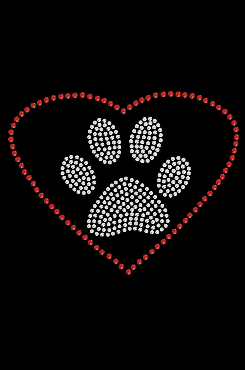 Heart with Paw bandana