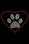 Heart with Paw bandana