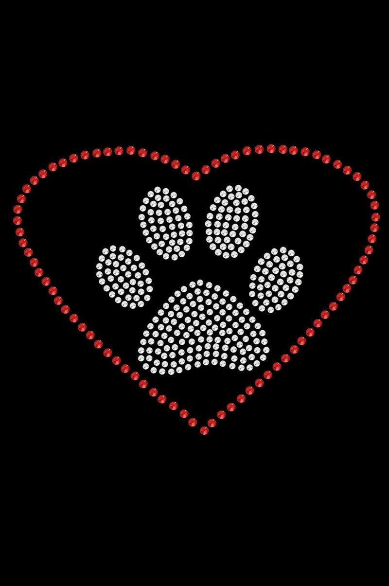 Heart with Paw bandana