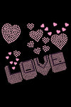 Love Pink & Purple - Womens T-shirt