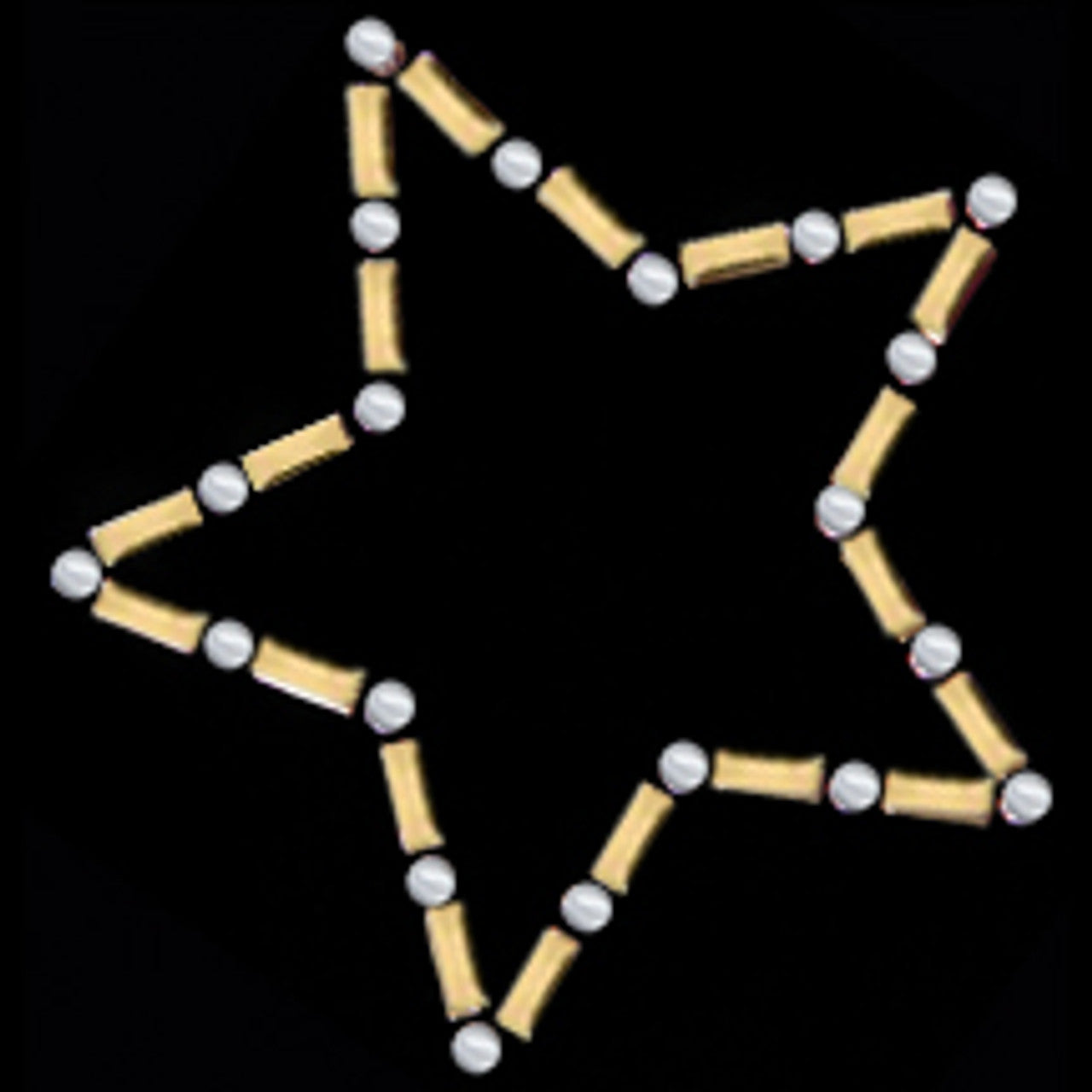 Small Rhinestone Design Added to Front of Dog Tutu