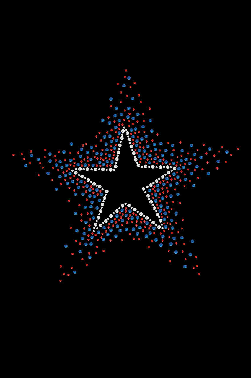 Star (Red & Blue)- Bandanna