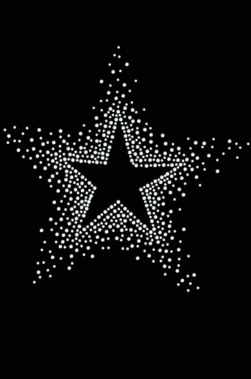 Star (Clear Rhinestones) - Bandanna