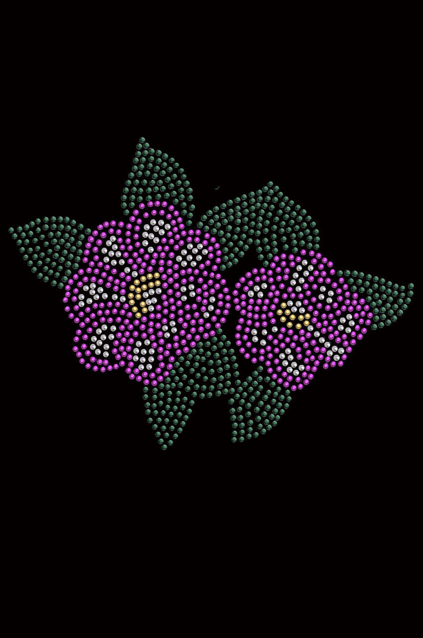 Magenta Flowers - Womens T-shirt