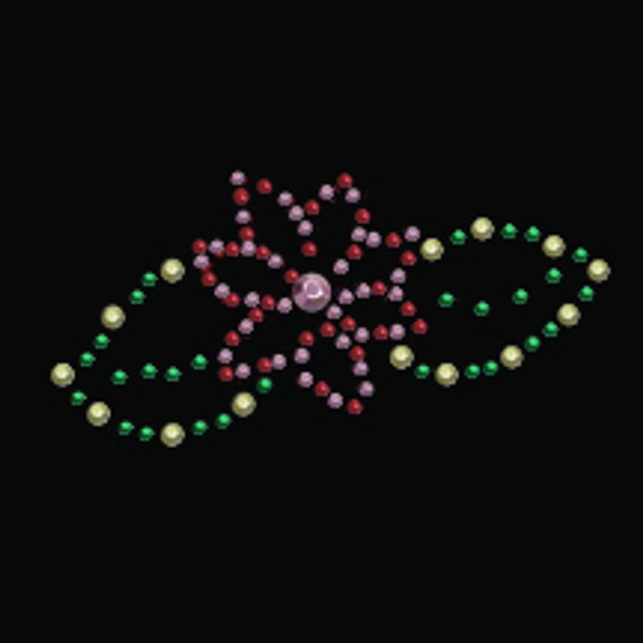 Small Rhinestone Design Added to Front of Dog Tutu