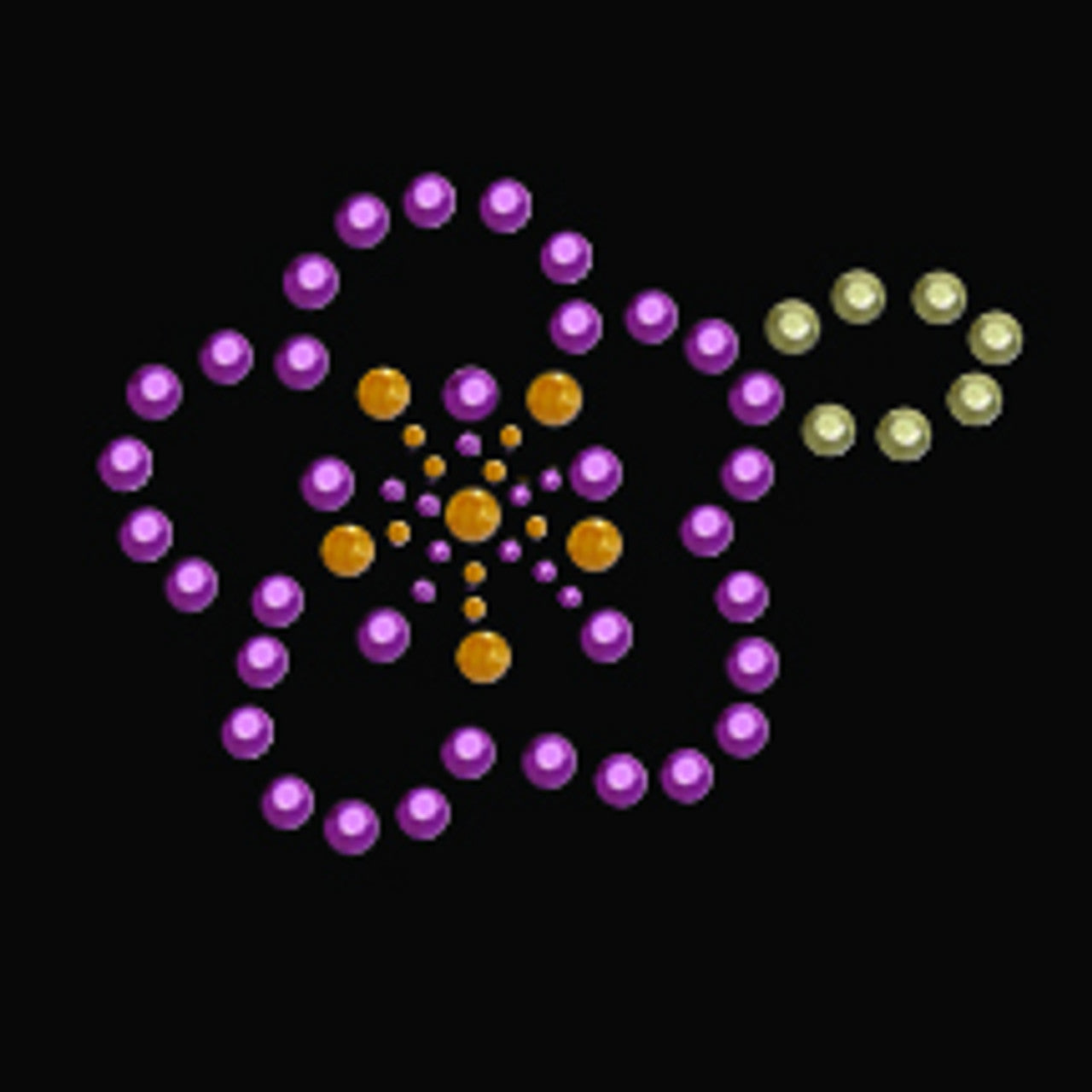 Small Rhinestone Design Added to Front of Dog Tutu