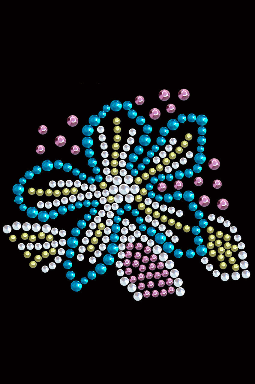 Turquoise Flower - Bandanna