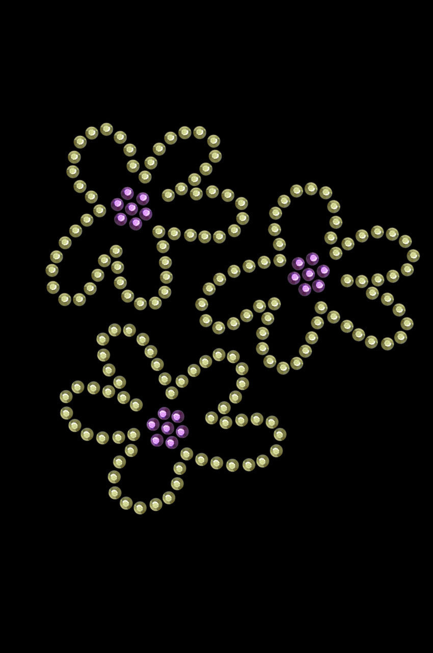 Three Lime Flowers - Custom Tutu