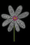 Daisy with Pink Center - Bandanna