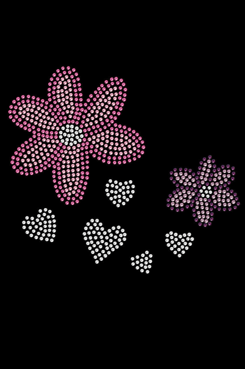Pink & Purple Flowers - Bandanna