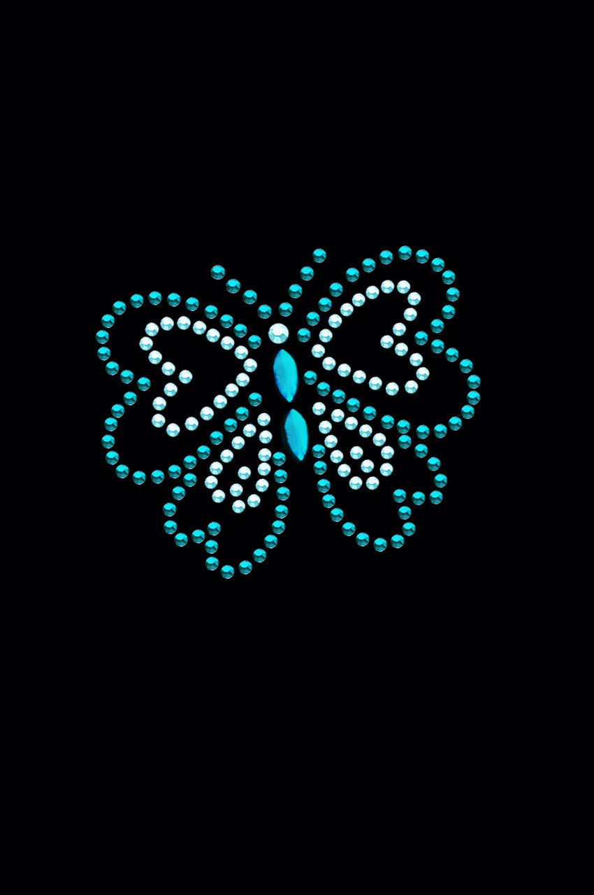 Blue Rhinestud Butterfly - Custom Tutu