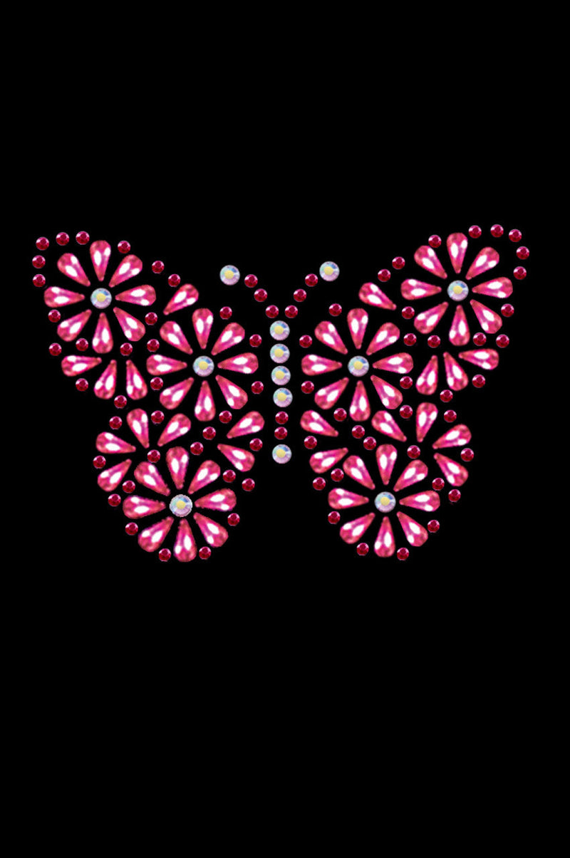 Pink Nailhead Butterfly - Bandannas