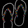 Flip Flops (Rhinestone)  - Bandanna