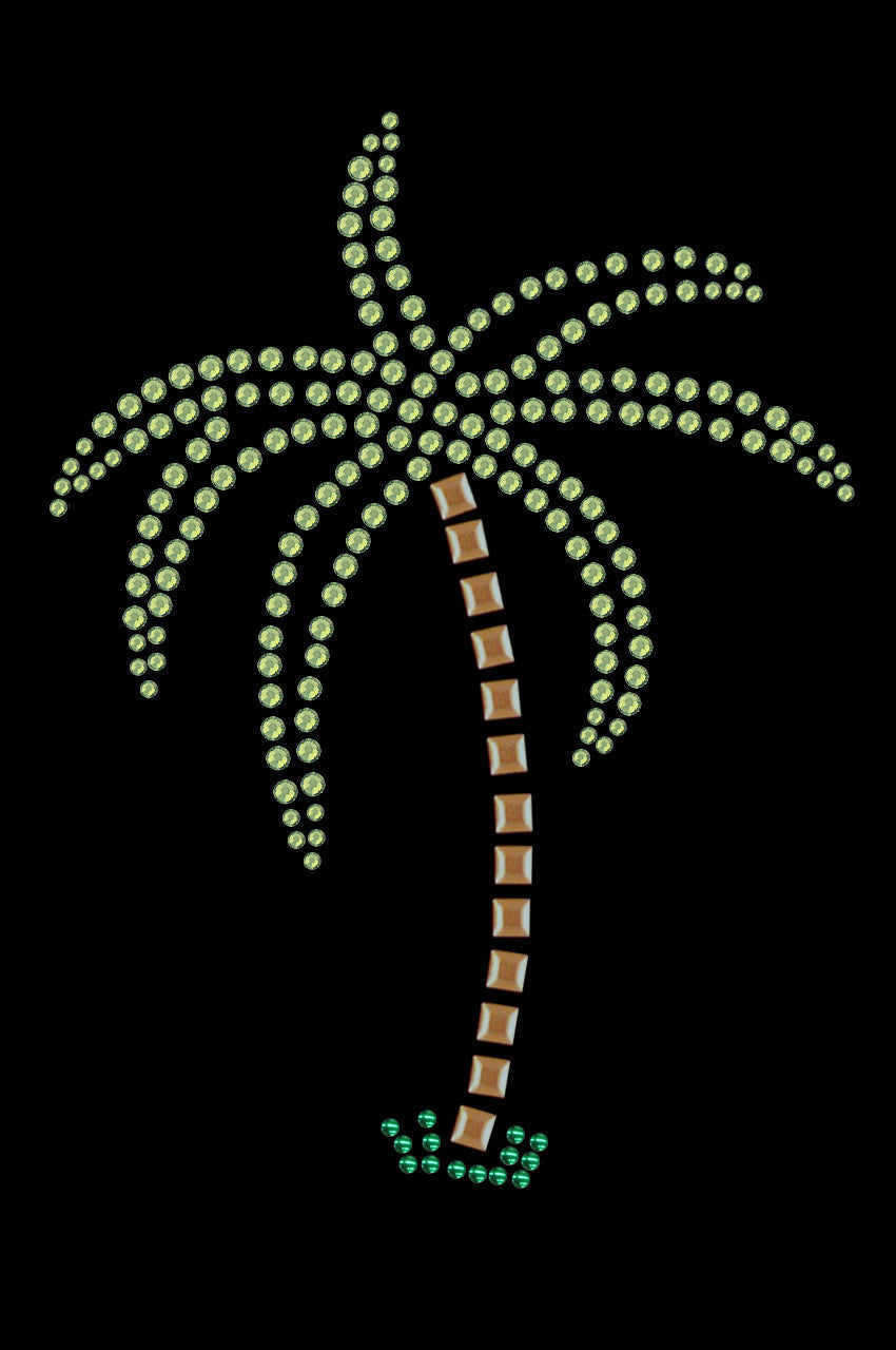 Palm Tree (Green Rhinestones) - Custom Tutu