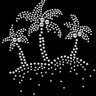Palm Trees (Silver) -  Custom Tutu
