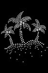 Palm Trees (Silver) - Custom Tutu