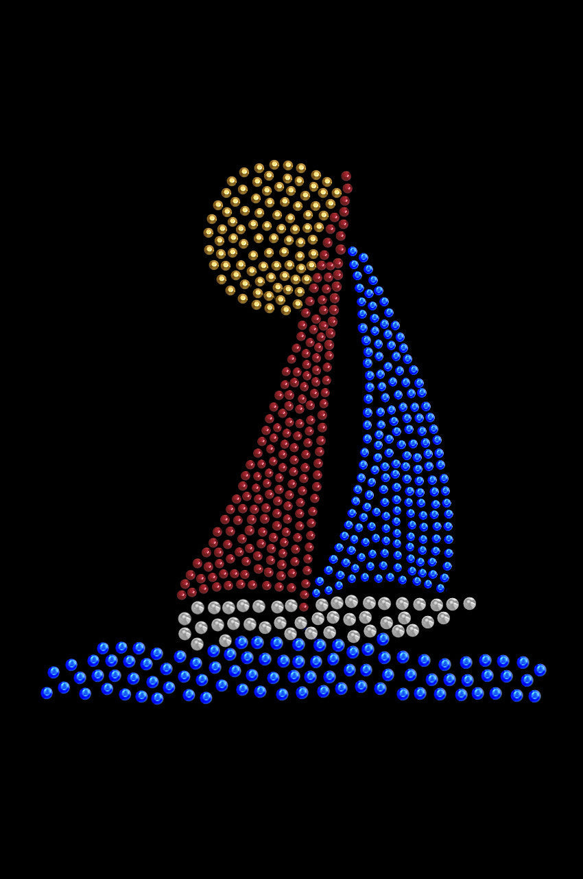 Sailboat (Rhinestud) - Bandanna