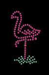 Pink Flamingo in Grass (Small) - Bandanna