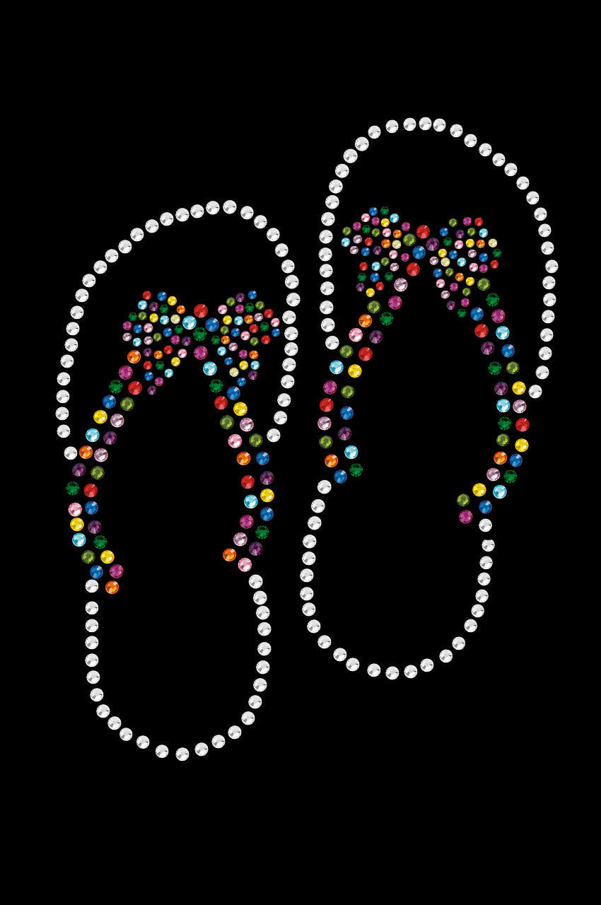 Flip Flops with Bow - Custom Tutu