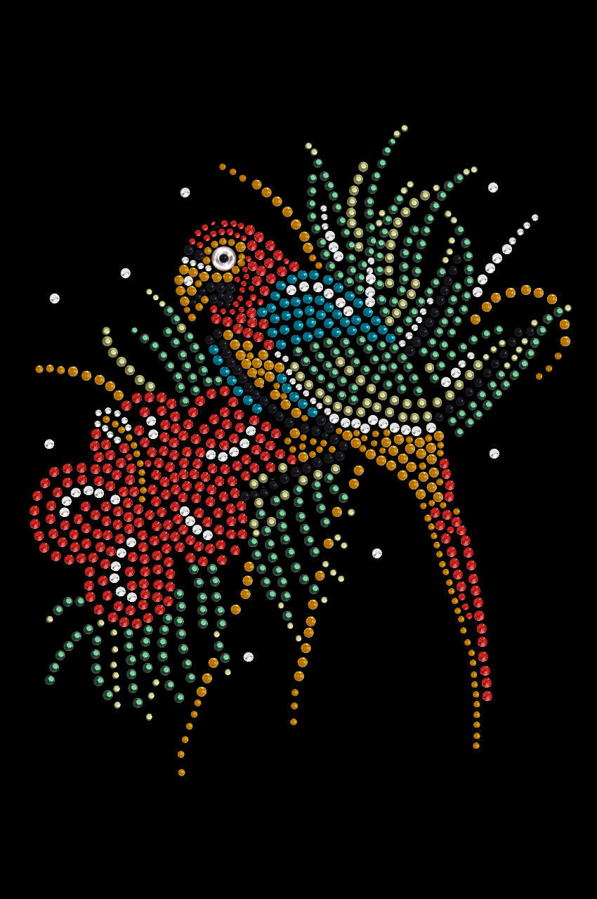 Parrot with Hibiscus - Custom Tutu