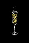 Champagne Flute - Womens T-shirt