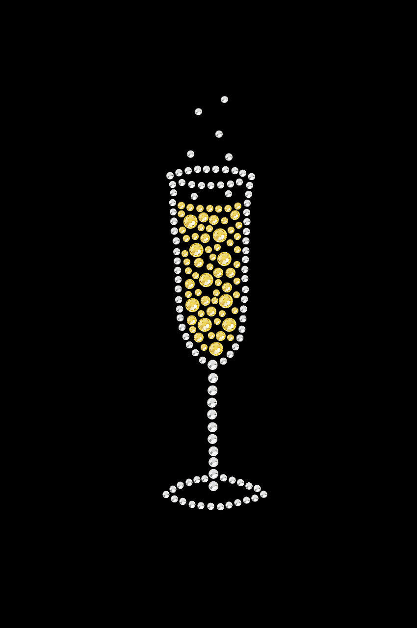 Champagne Flute - Womens T-shirt