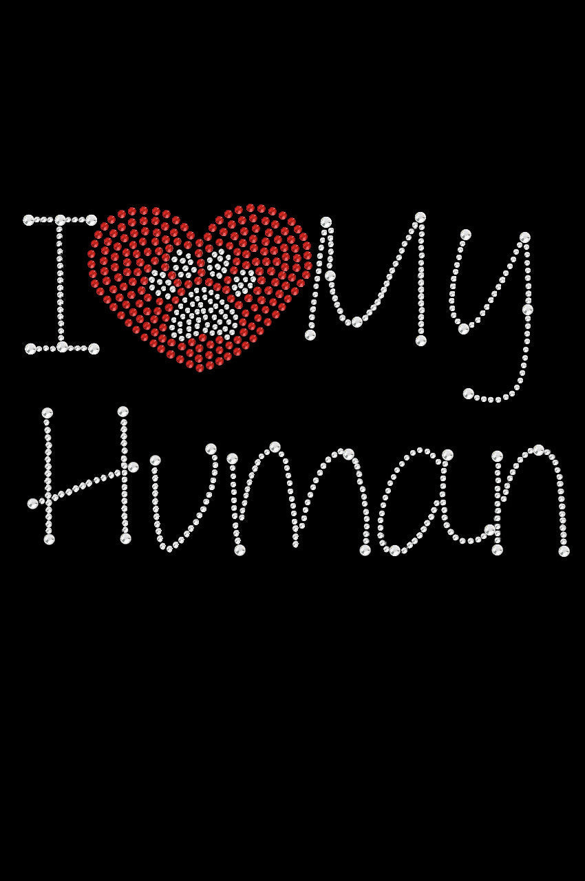 I Love My Human - Dog Tank