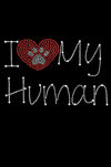I Love My Human - Dog Tank