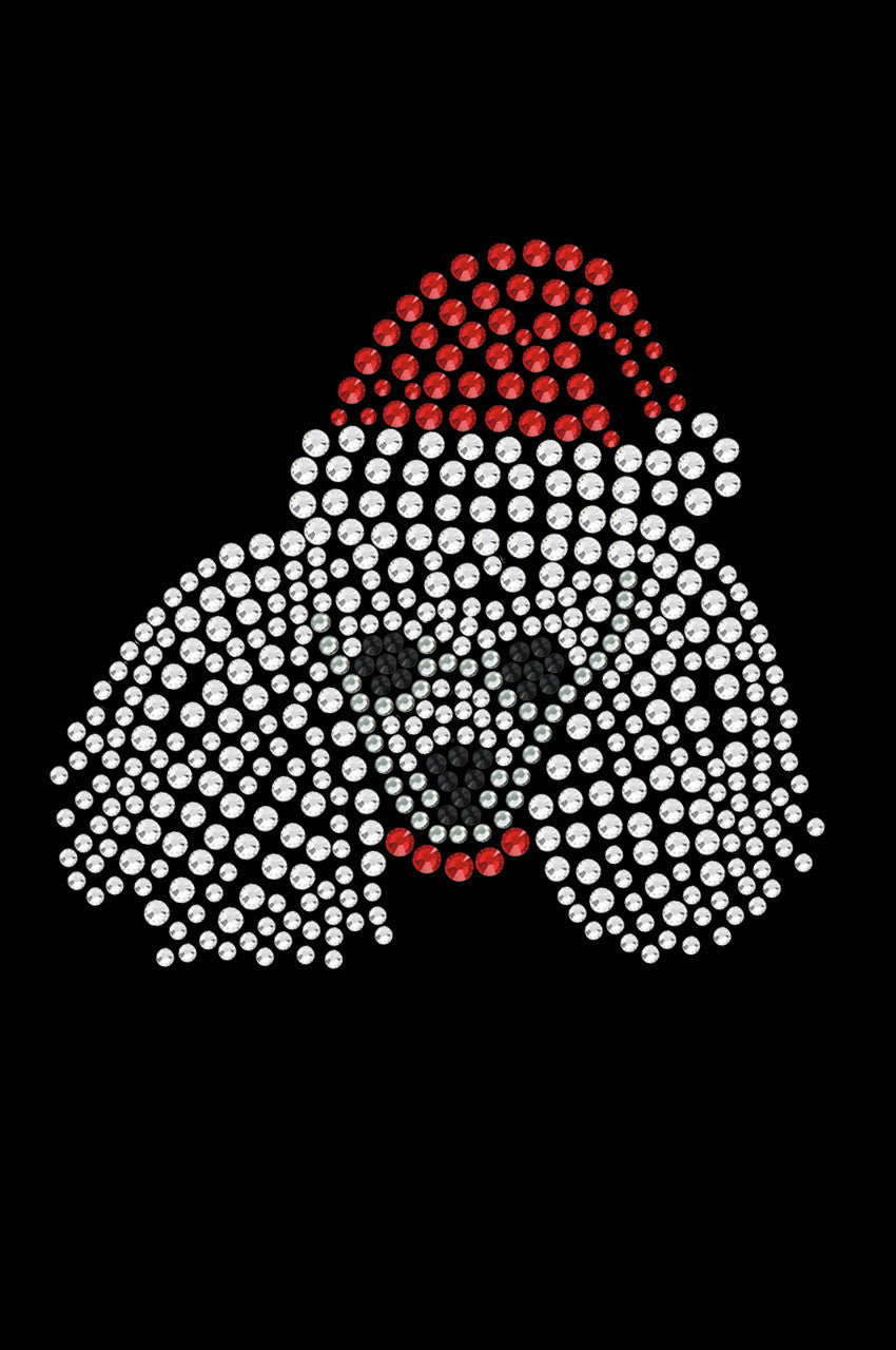 Poodle Face with Santa Hat - Custom Tutu