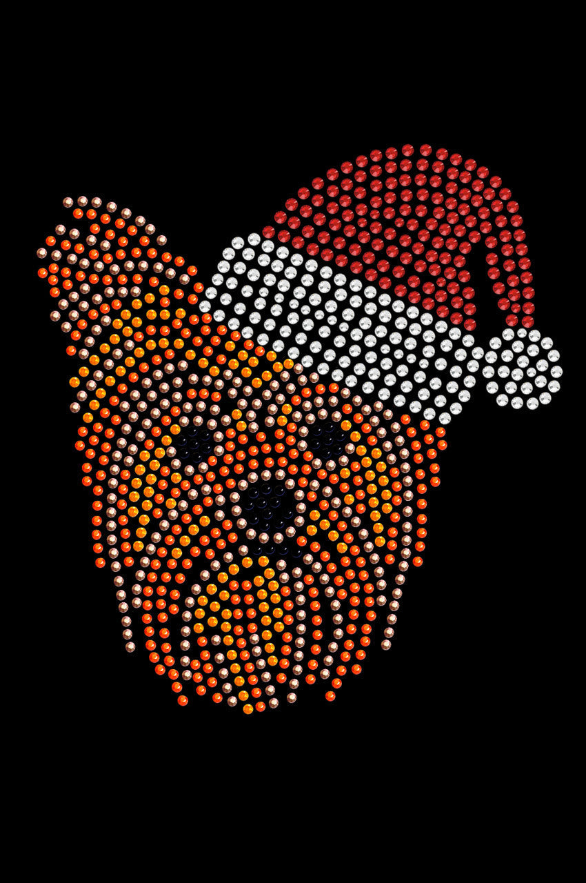 Yorkie Face 2 with Santa Hat - Custom Tutu