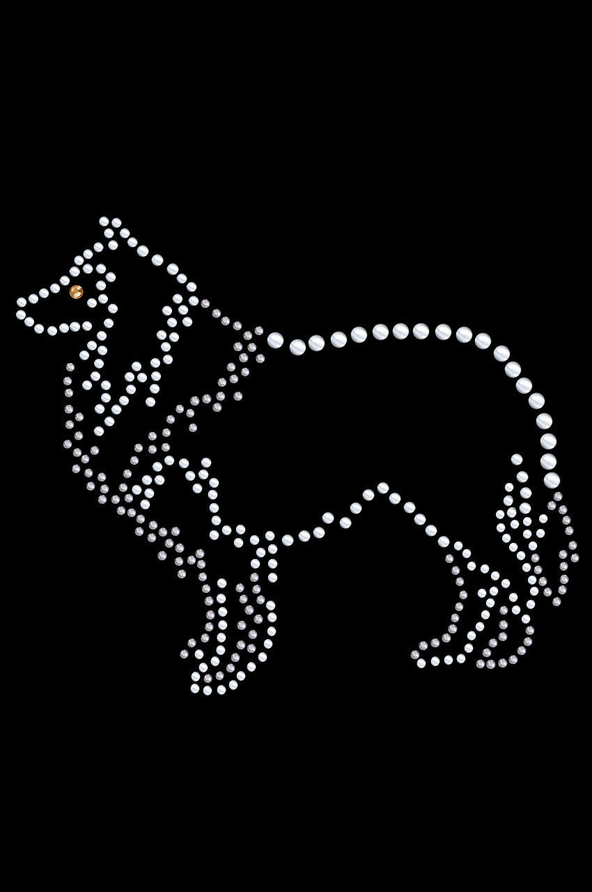 Collie Outline - bandana