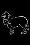 Collie Outline - bandana