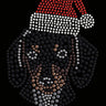 Dachshund Face with Santa Hat - Custom Tutu