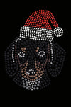 Dachshund Face with Santa Hat - Custom Tutu