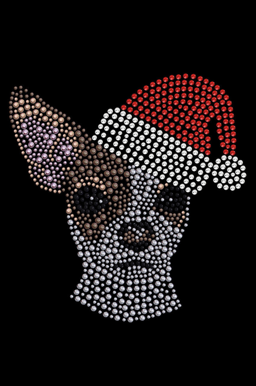Chihuahua Face with Santa Hat - Custom Tutu