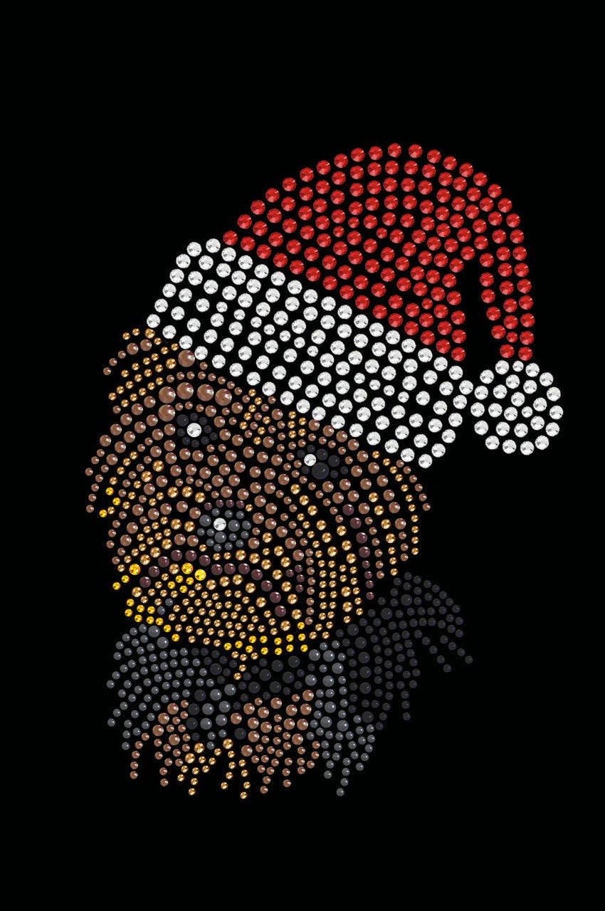 Yorkie Face 1 with Santa Hat - Custom Tutu