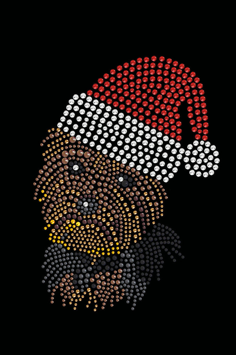 Yorkie Face 1 with Santa Hat - Custom Tutu