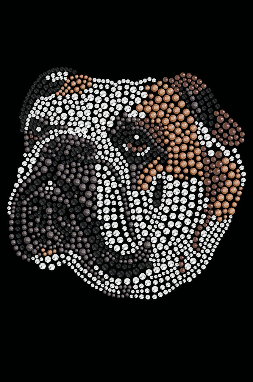 Bulldog Face (Brown) - bandana