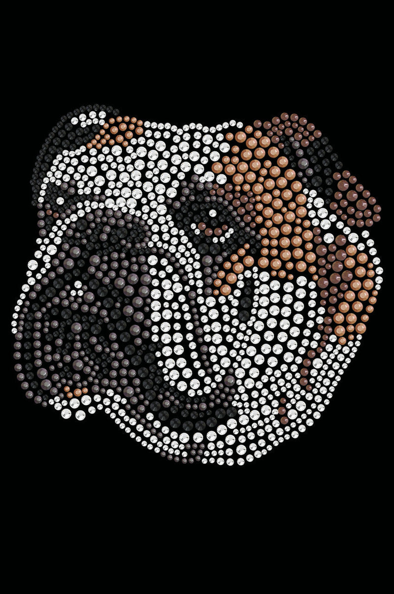 Bulldog Face (Brown) - bandana