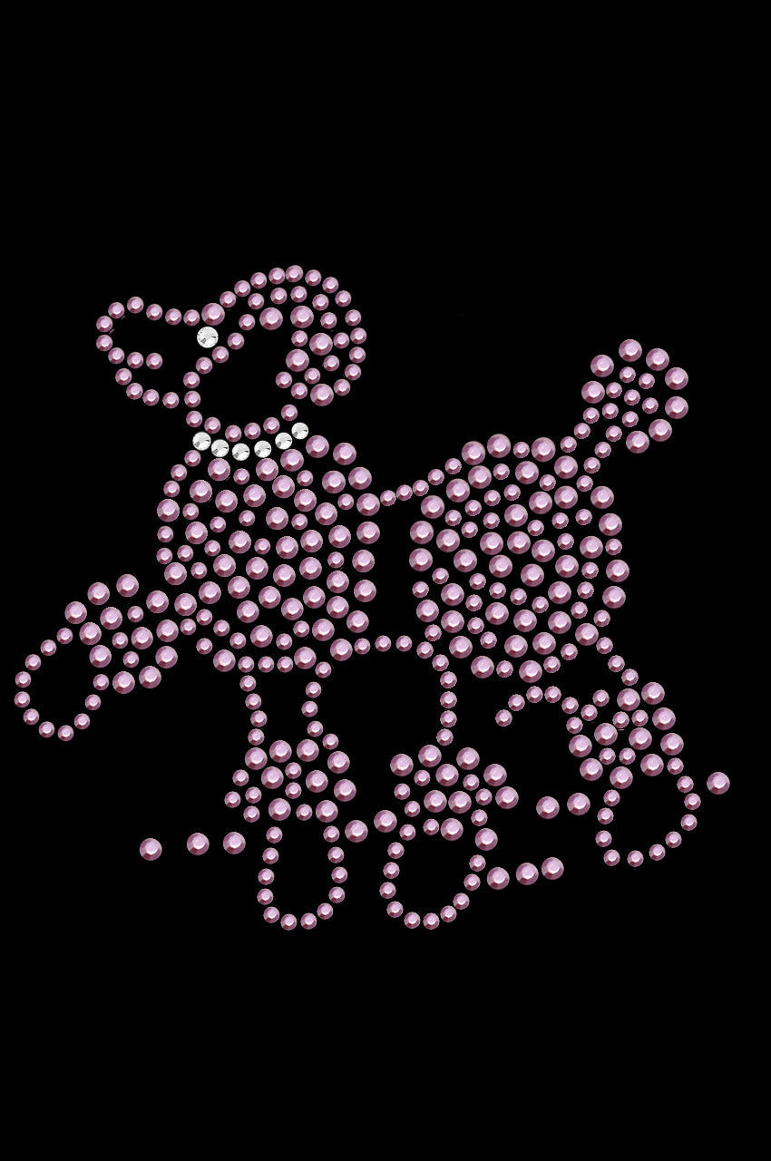 Poodle (Pink Rhinestuds) - bandana