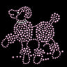 Poodle (Pink Rhinestuds) - Women's T-shirt