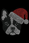 Boston Terrier with Santa Hat - Custom Tutu