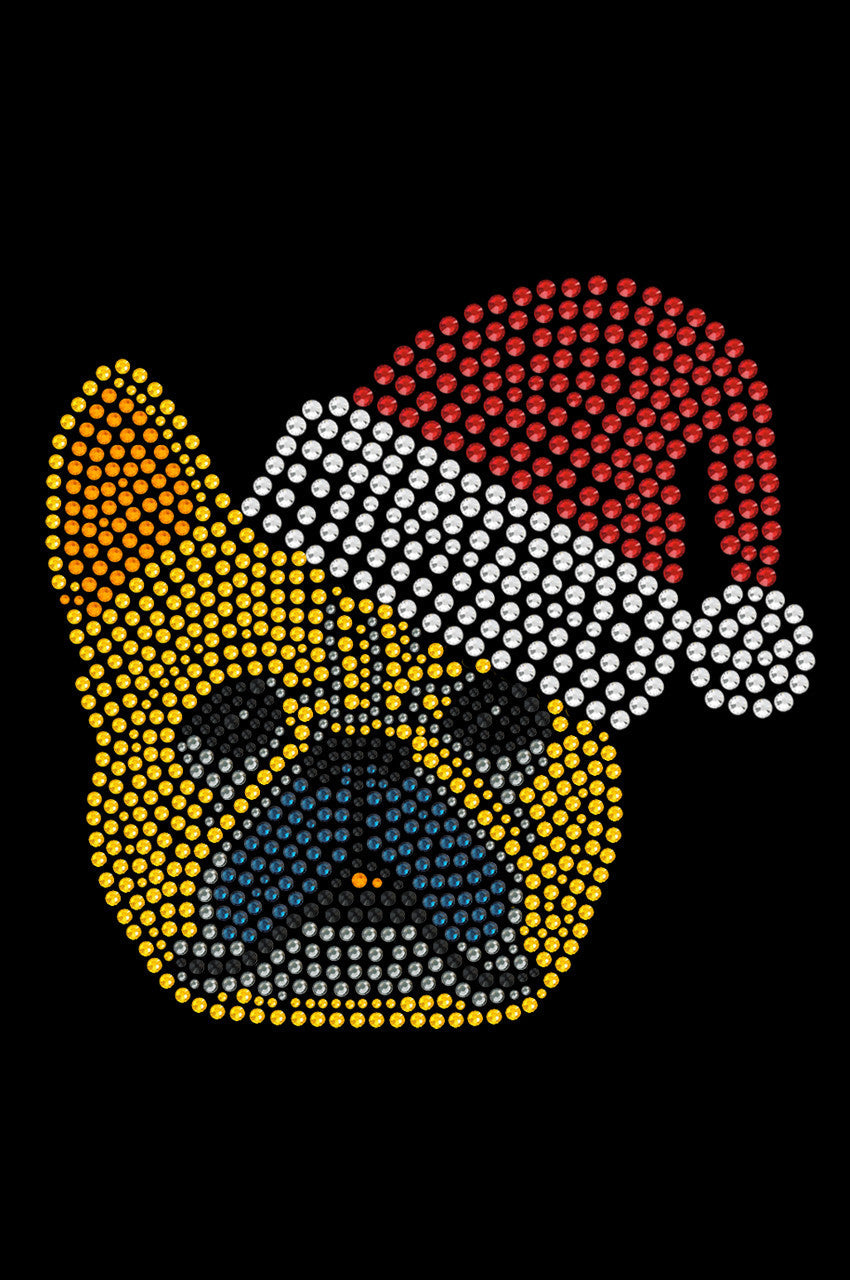 French Bull Dog with Santa Hat - Custom Tutu