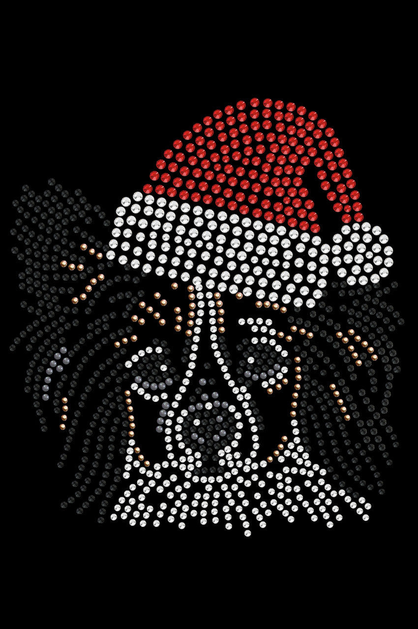 Papillon with Santa Hat - Custom Tutu