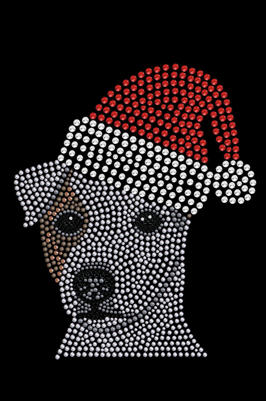 Jack Russell Terrier with Santa Hat - Custom Tutu